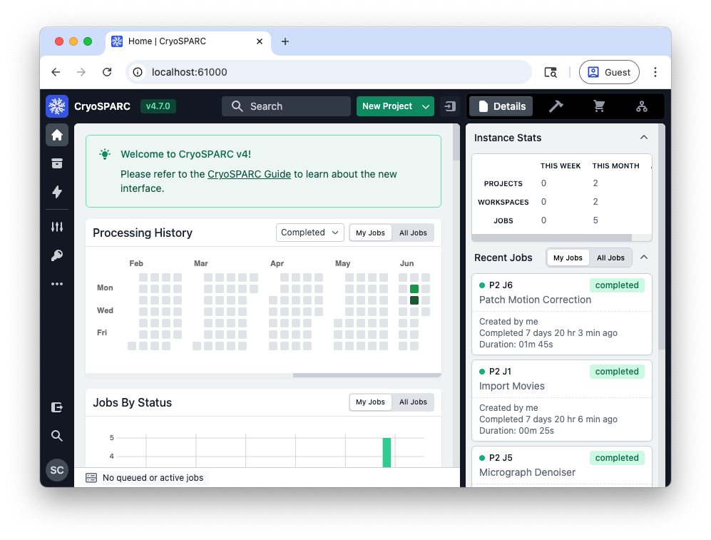 CryoSPARC Home Page